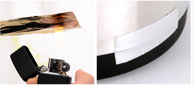 Акриловая слипчивая лента изоляции алюминиевой фольги с давлением - чувствительным